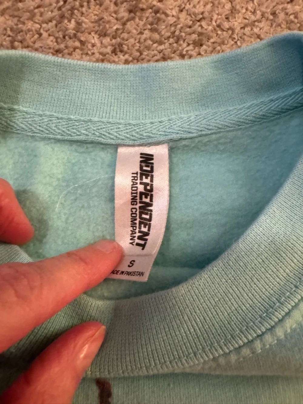 Vintage seafoam blue